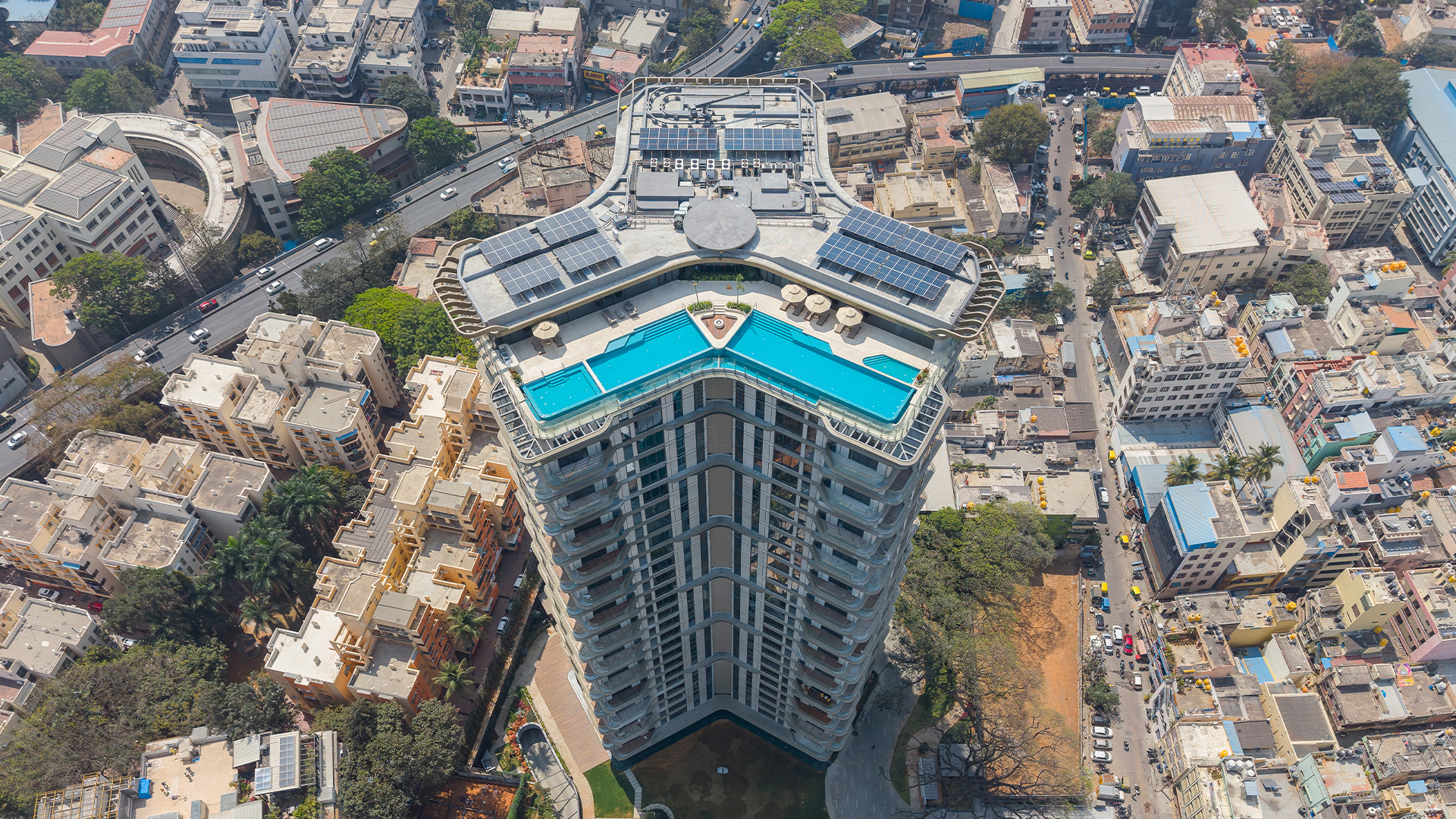 Double-height luxury apartments of 27 Summit soaring above Bangalore’s skyline