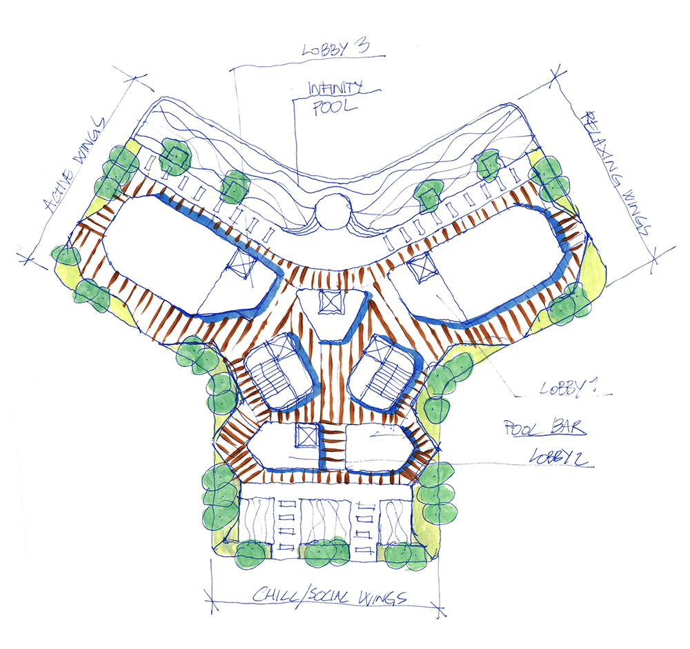 Work-in-progress: 27 Summit’s facilities sketch by SOG Design