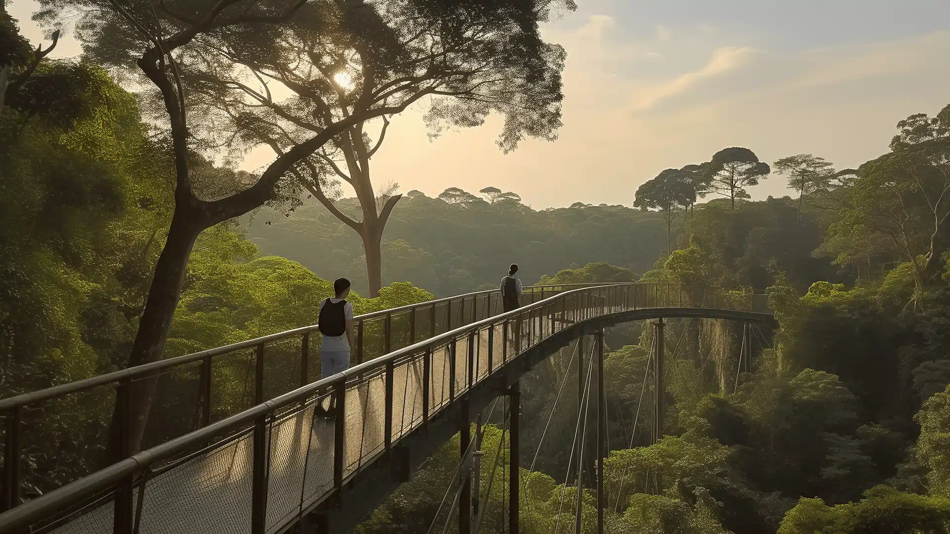 Treetop walk in Eco Destination masterplan