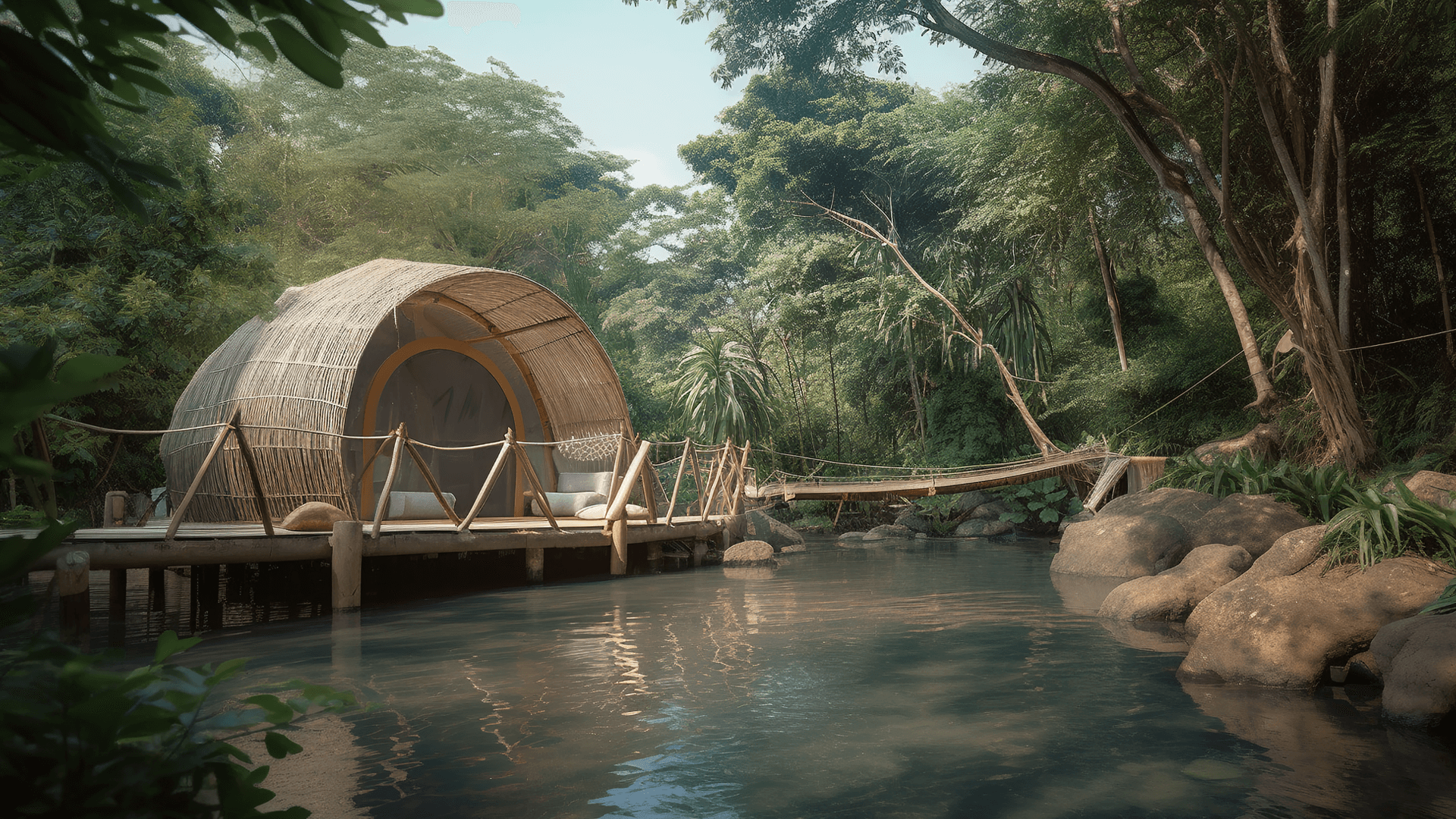 VIP glamping by the water in Eco Destination masterplan