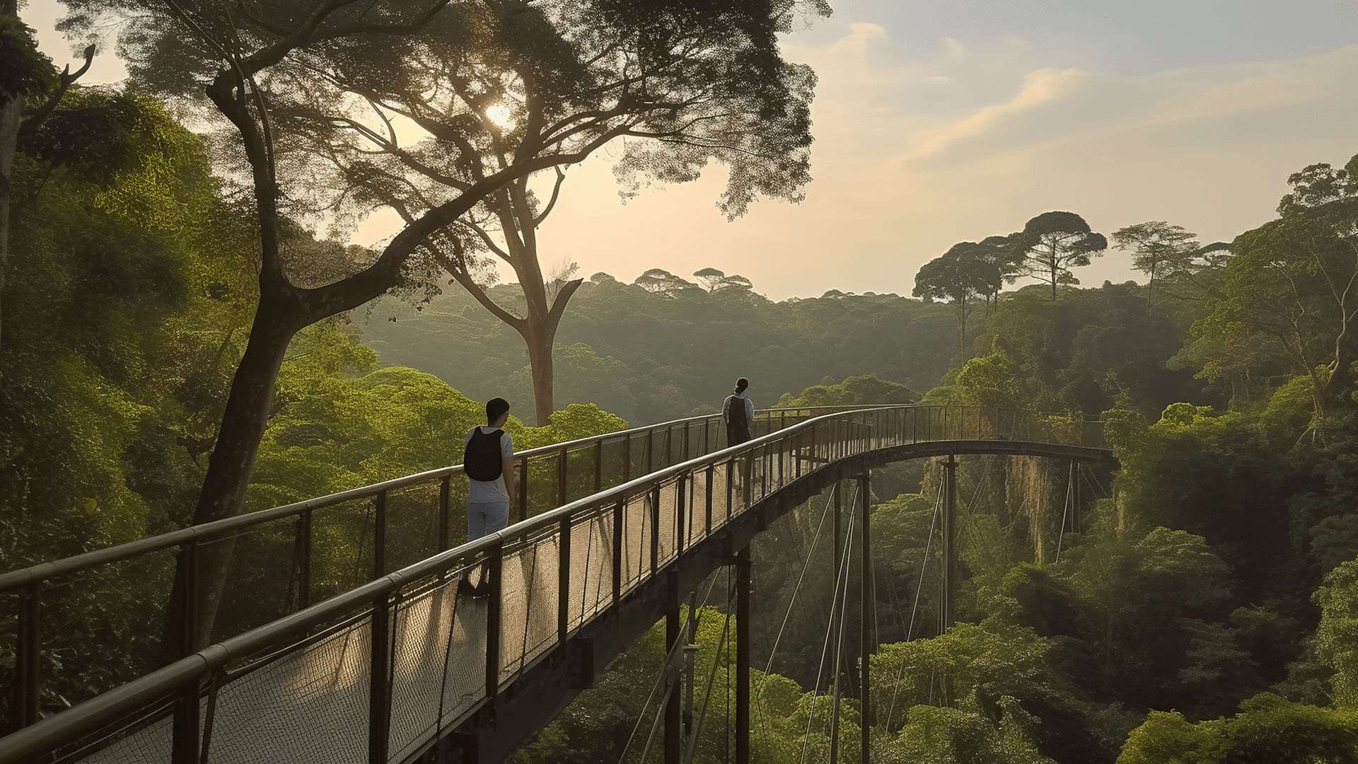 treetop walk in Eco Destination