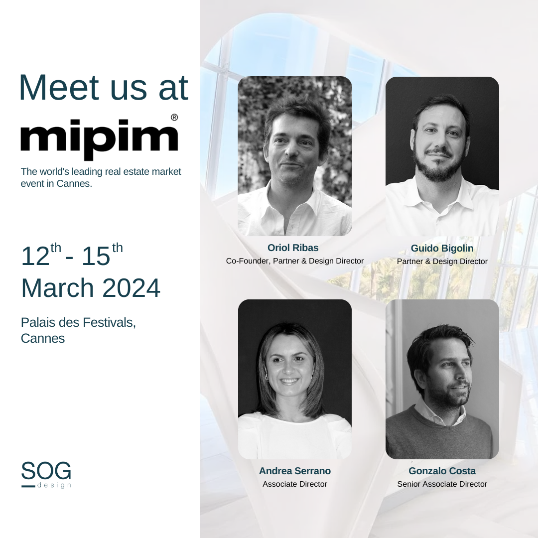 SOG design attends upcoming MIPIM Cannes