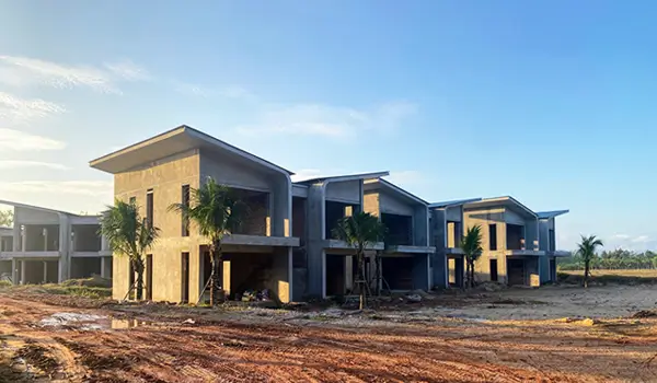 hai hoa beach villas construction