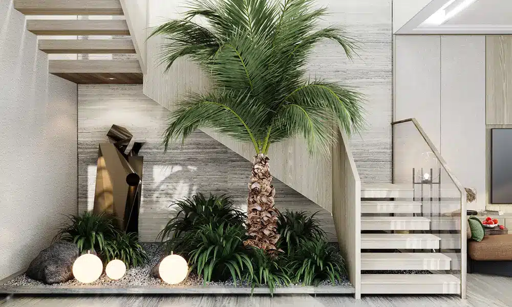 integrating tropical plants indoors - Eco Spine