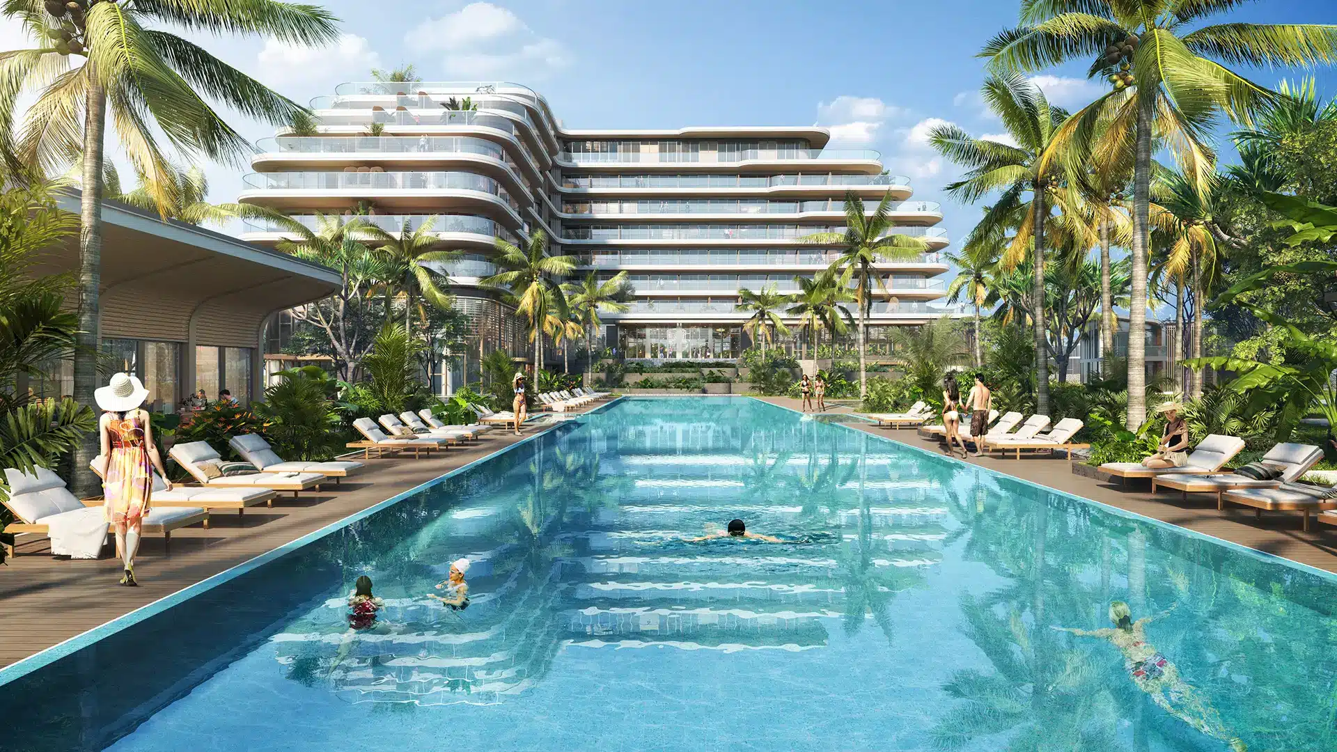 pool area at Hai Hoa Beach Resort