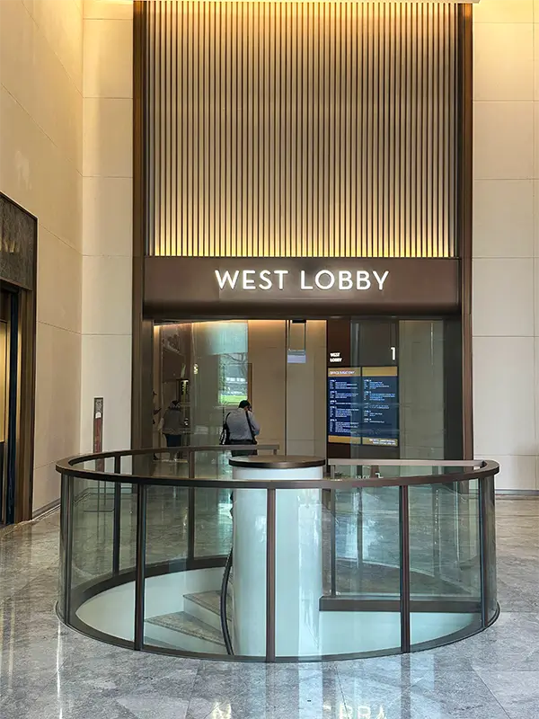 refurbished Great World City Singapore - west lobby