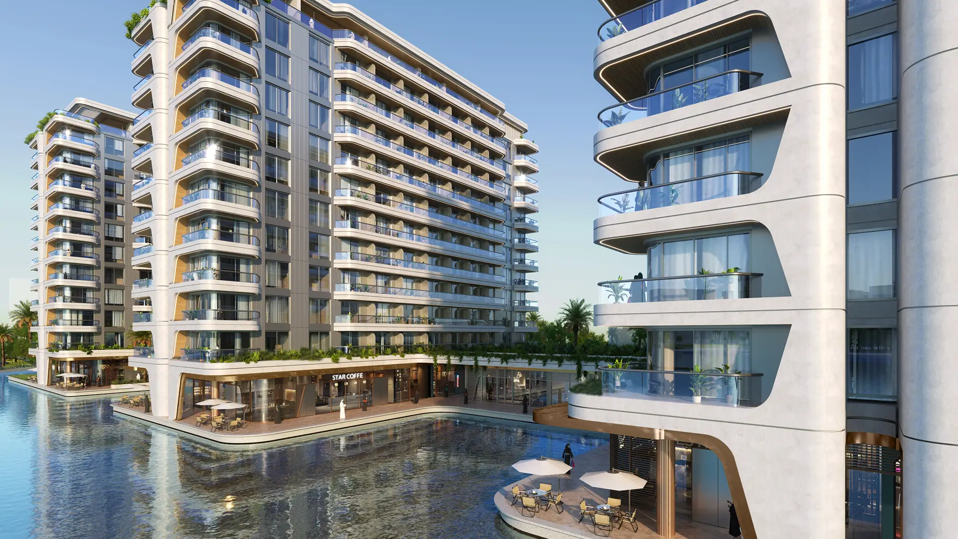 visually appealing waterfront residential - Azizi Precinct 002