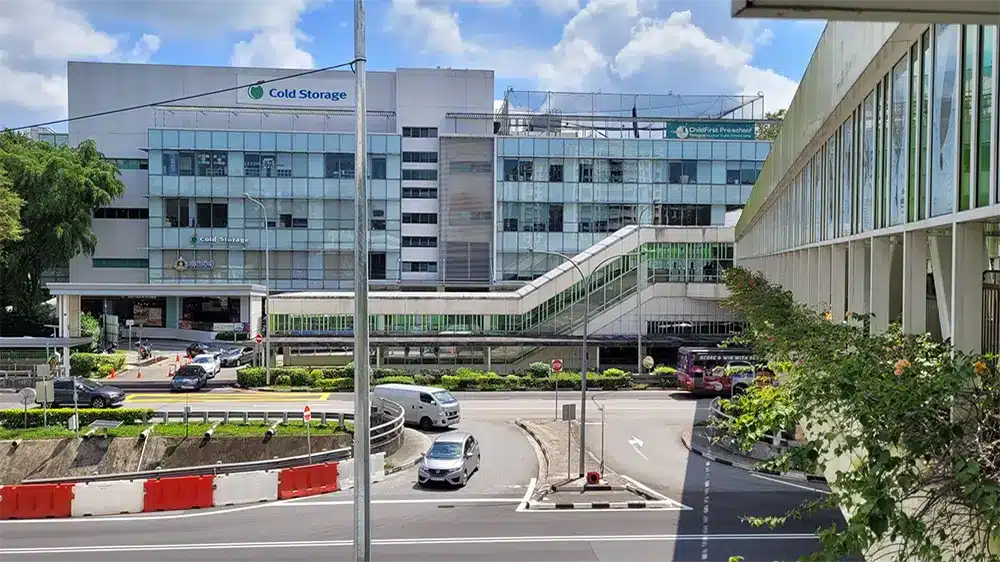 Existing facade of Dunearn Village