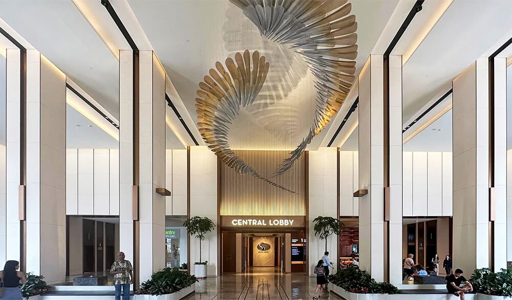 GWC Office Lobby AEI completion - central lobby