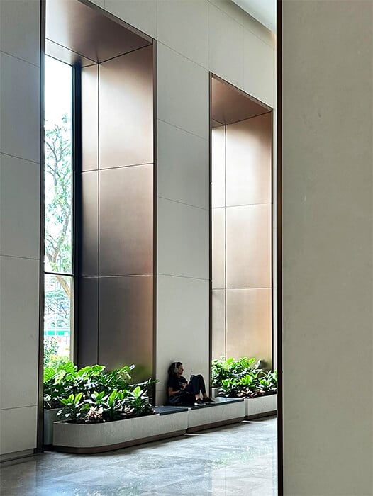 GWC Office Lobby AEI completion - modern interiors