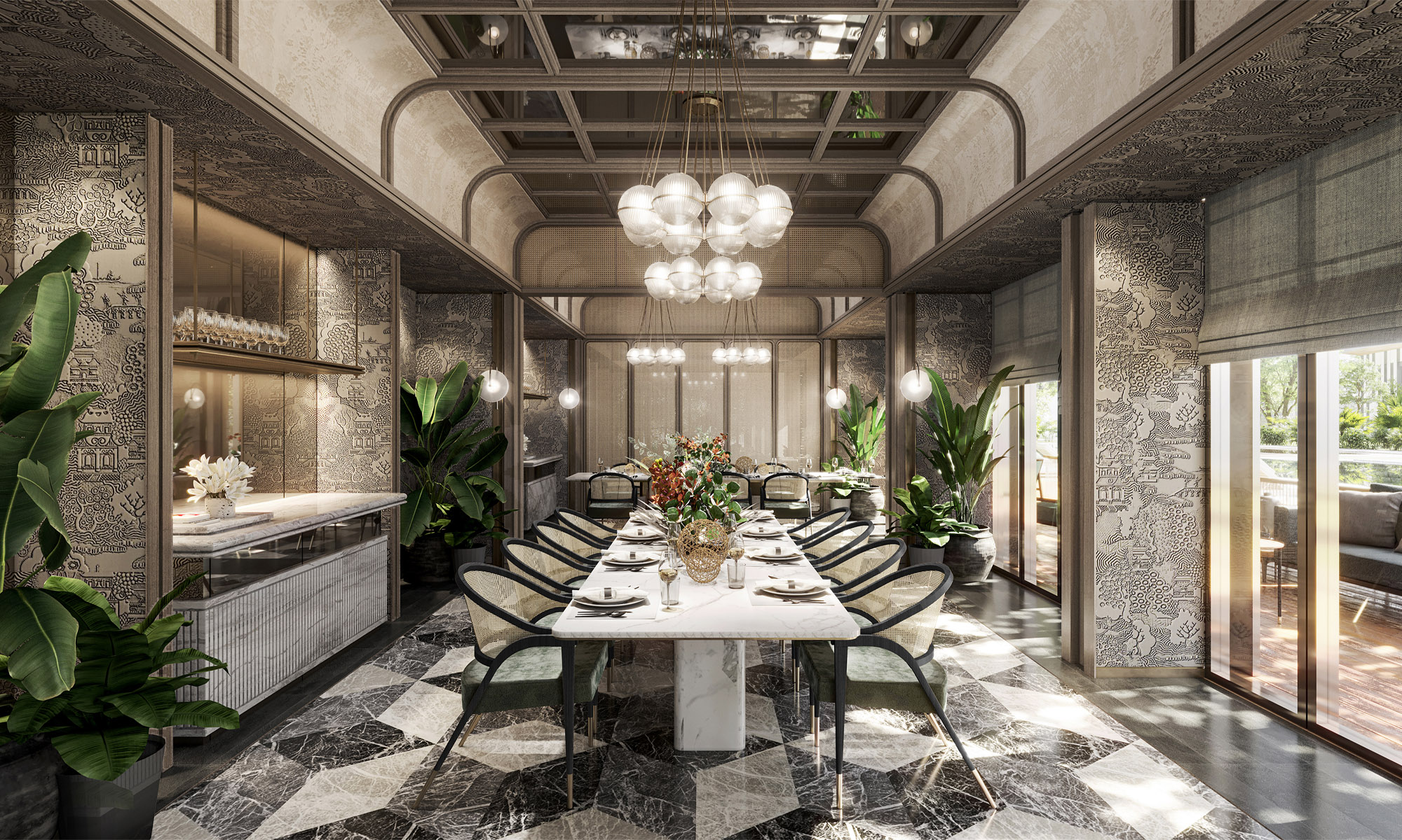 Hai Hoa Beach Resort Restaurant Interior Design