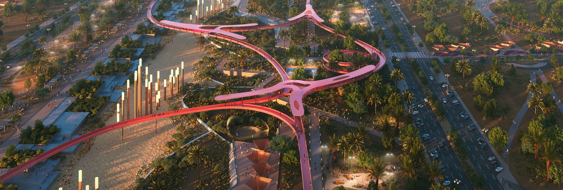 SOG Landscape Expertise - Tabuk Central Park Landscape - desktop view
