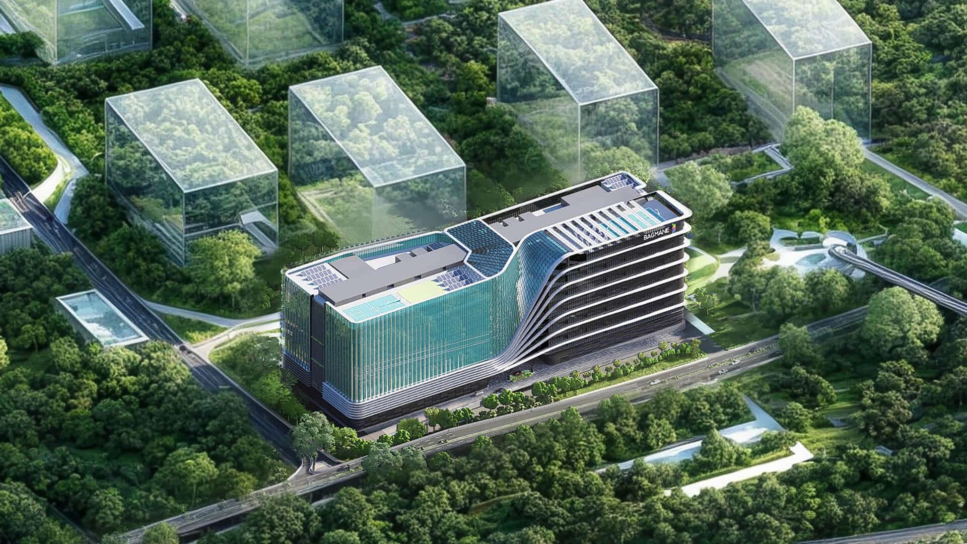 Aerial view of Bagmane Sierra