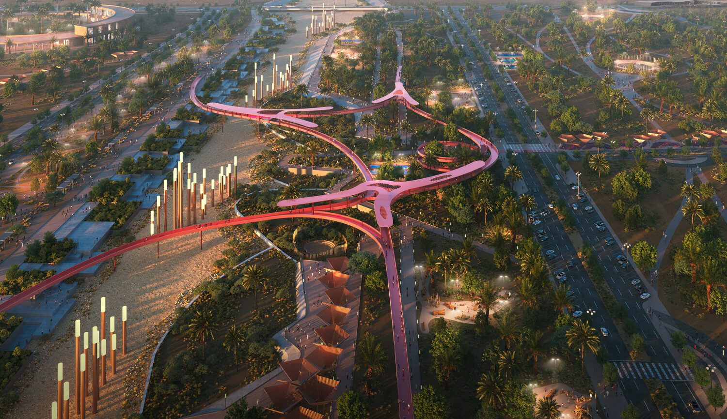 Landscape expertise - green park development - SOG design
