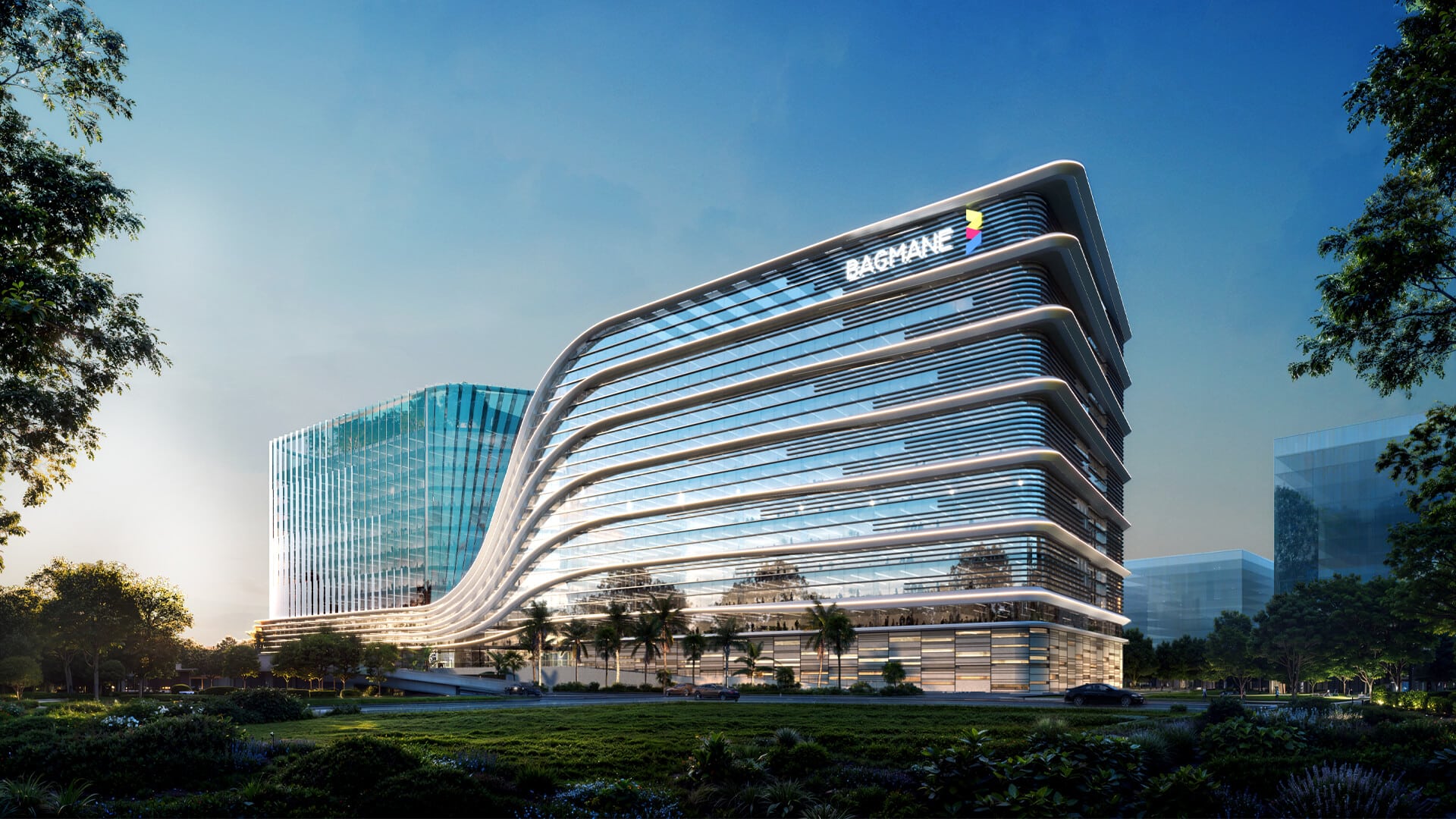 North-east view of Bagmane Sierra