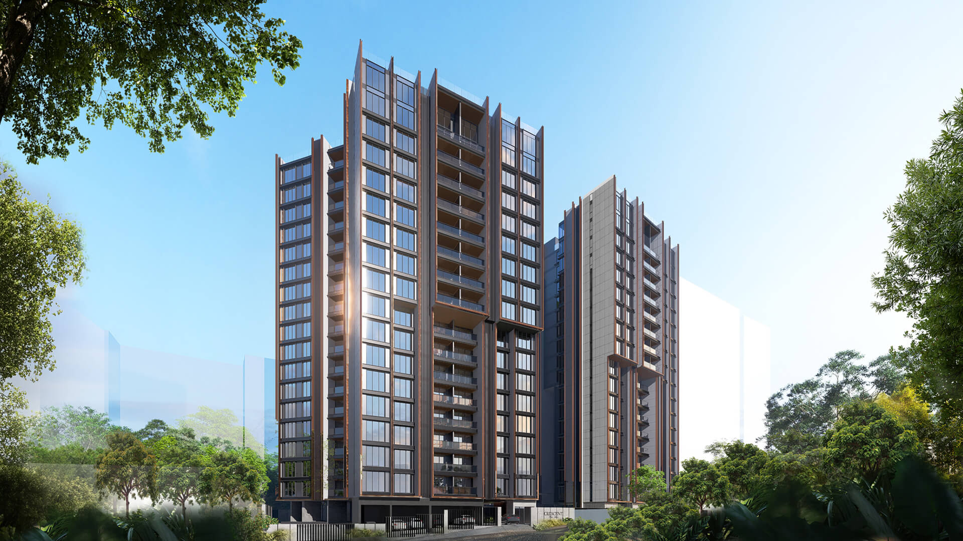 View from east side - Rustomjee Crescent