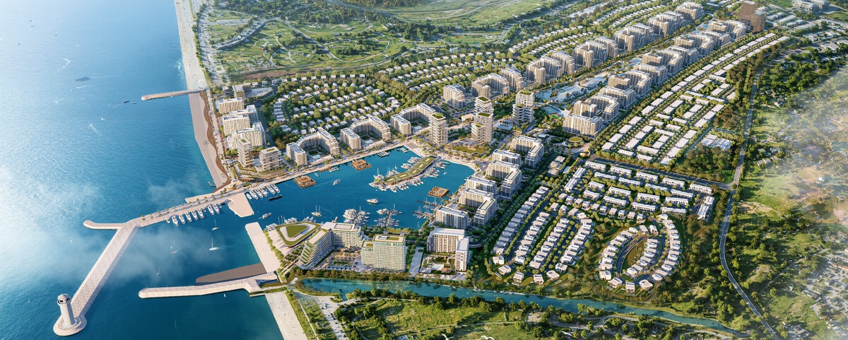 Gonio Marina Masterplan - aerial view - featured image