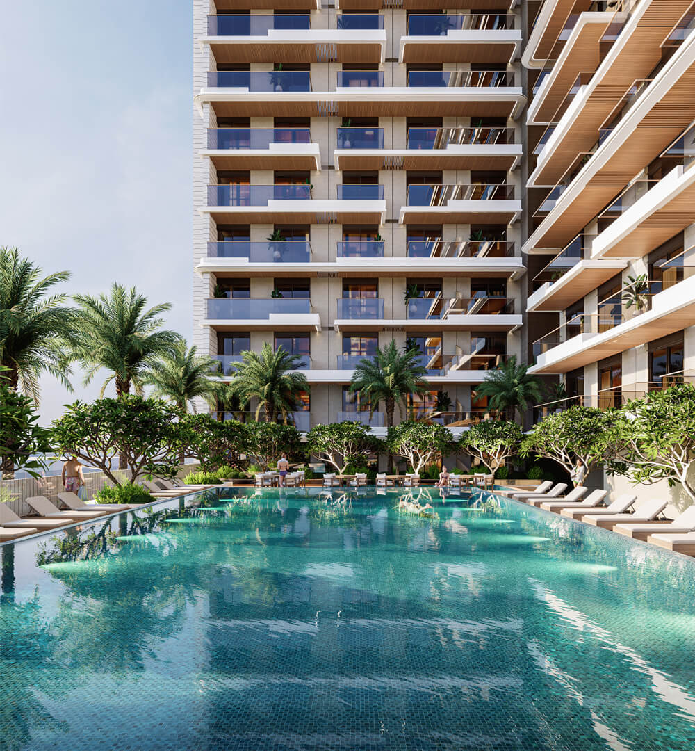 Azizi Noura - Podium-level outdoor swimming pool