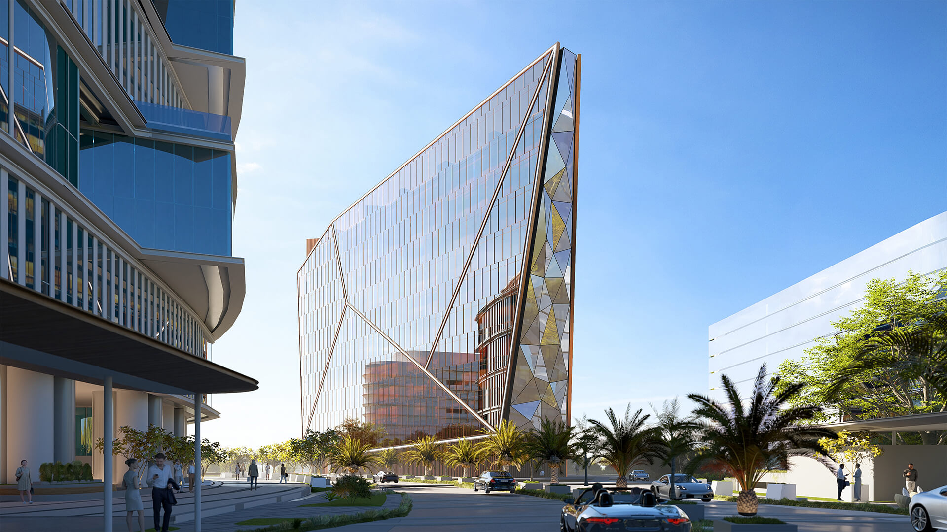 Aurora - day view from main road