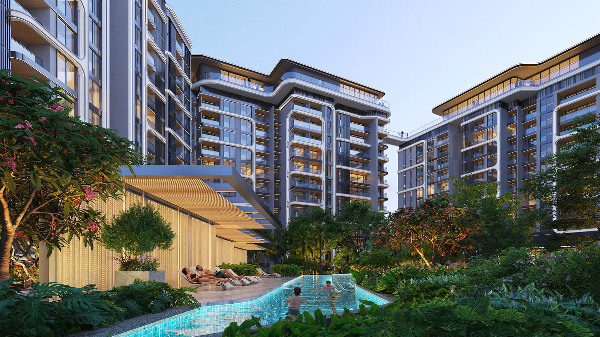 Elara Celestia Landscape - wellness core - lush garden
