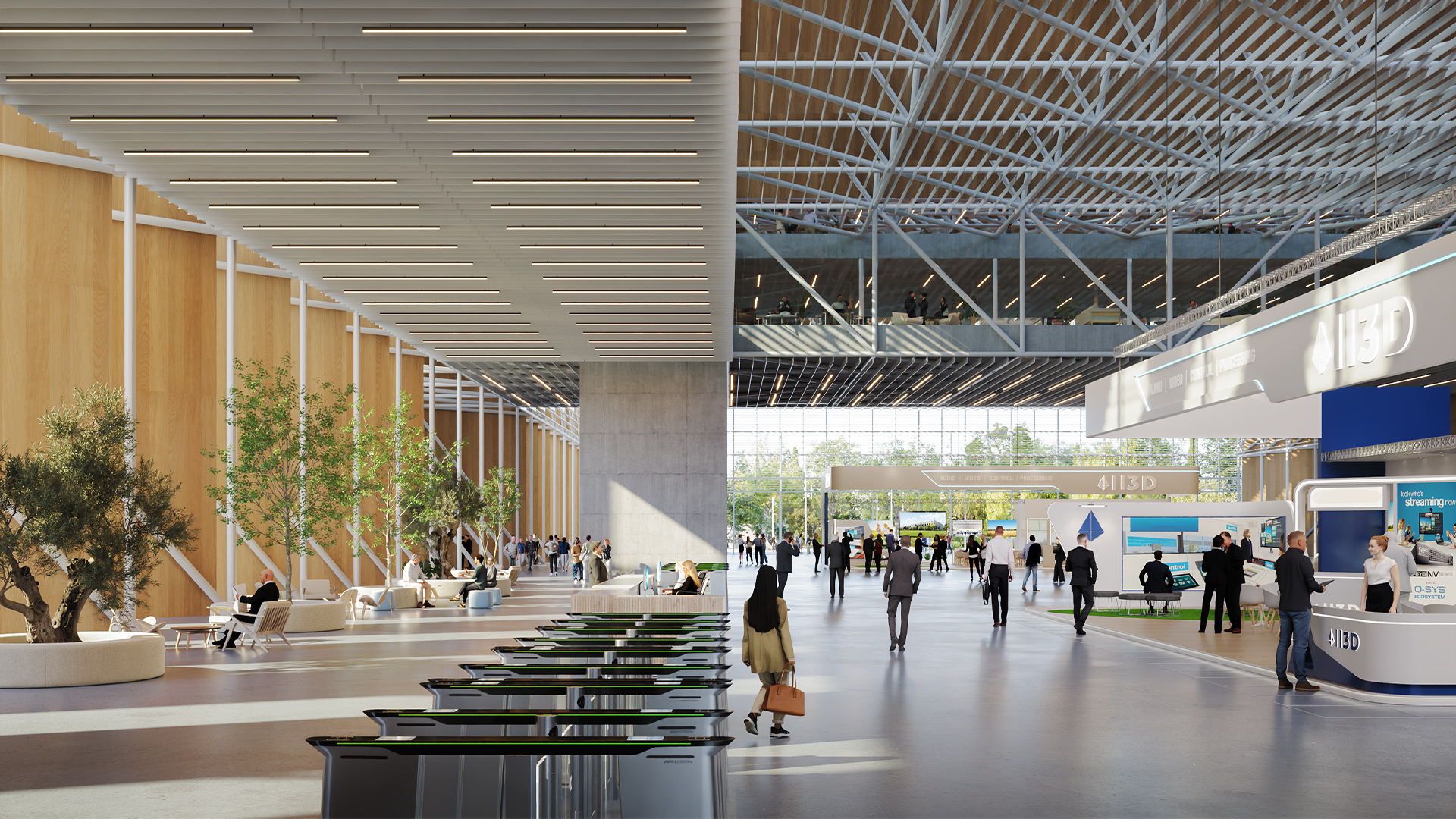 Palma de Mallorca Exhibition Centre - spatial and orientation strategy