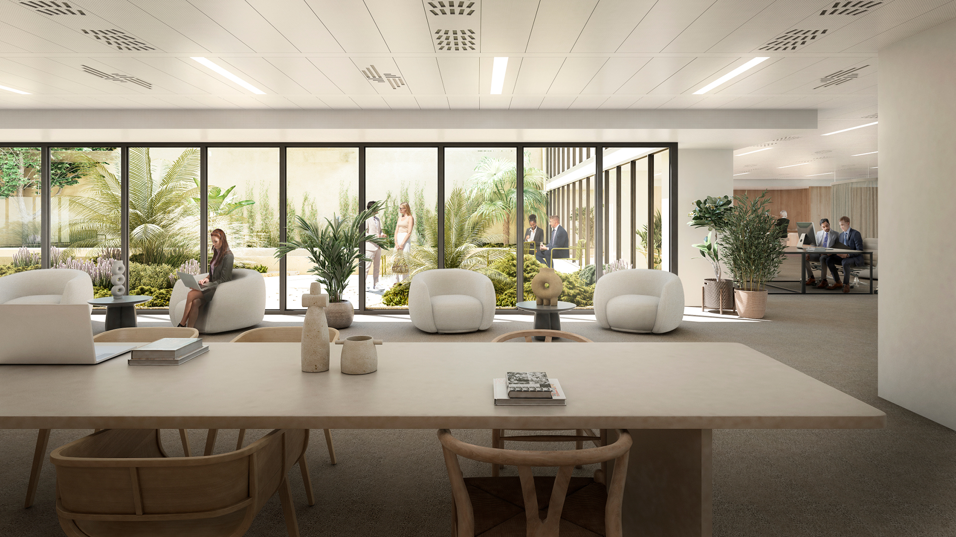 Acciona offices - contemporary workplace in Barcelona